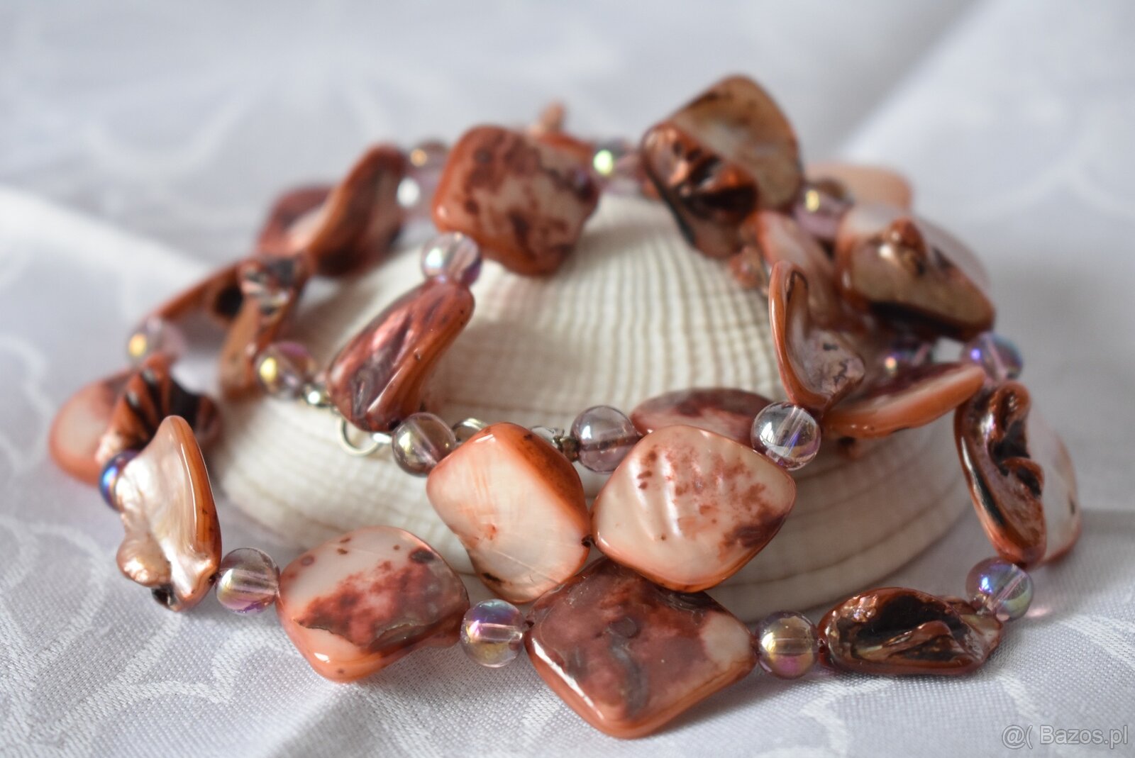 Naszyjnik masa perłowa - 6