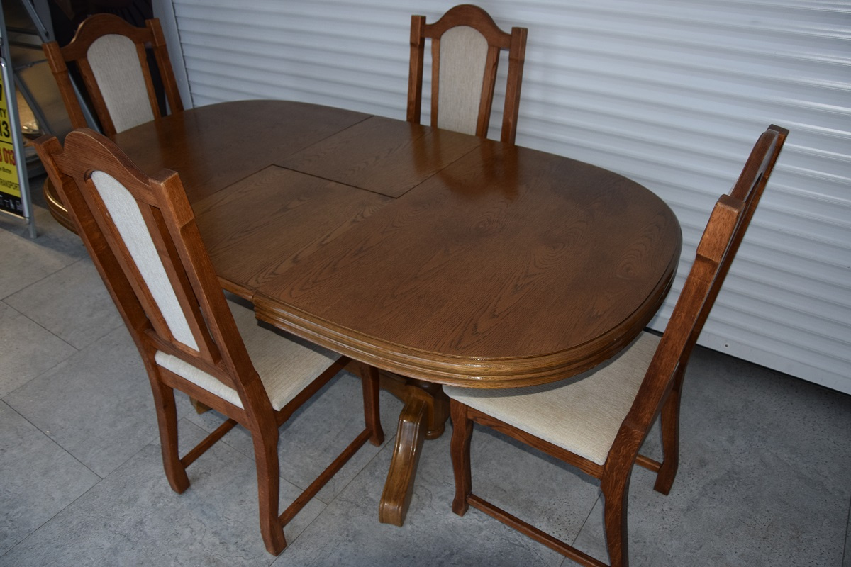 stół rozkładany i 4 krzesła - super stan - 6
