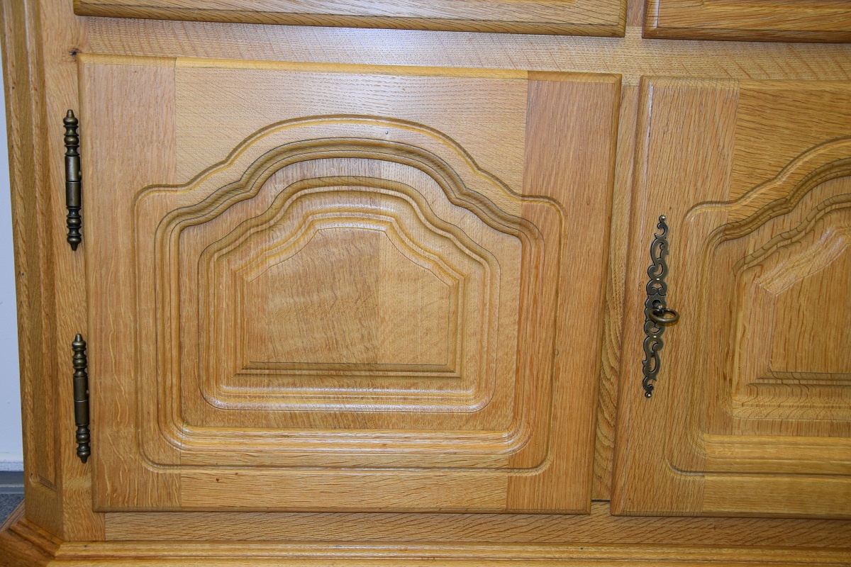 komoda z drewna dębowego - jak nowa - 6