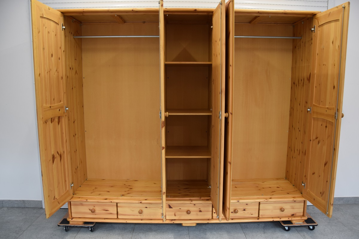 szafa z drewna sosnowego - jak nowa - 6