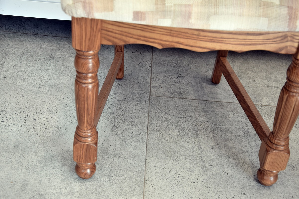 krzesła dębowe 6 sztuk - jak nowe - 6