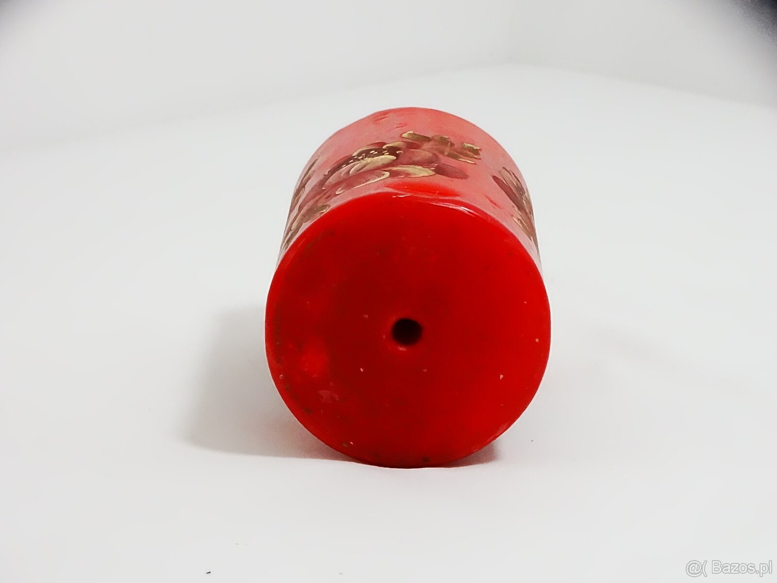 Świeca 14 cm z ręcznie malowanymi kwiatami - 6