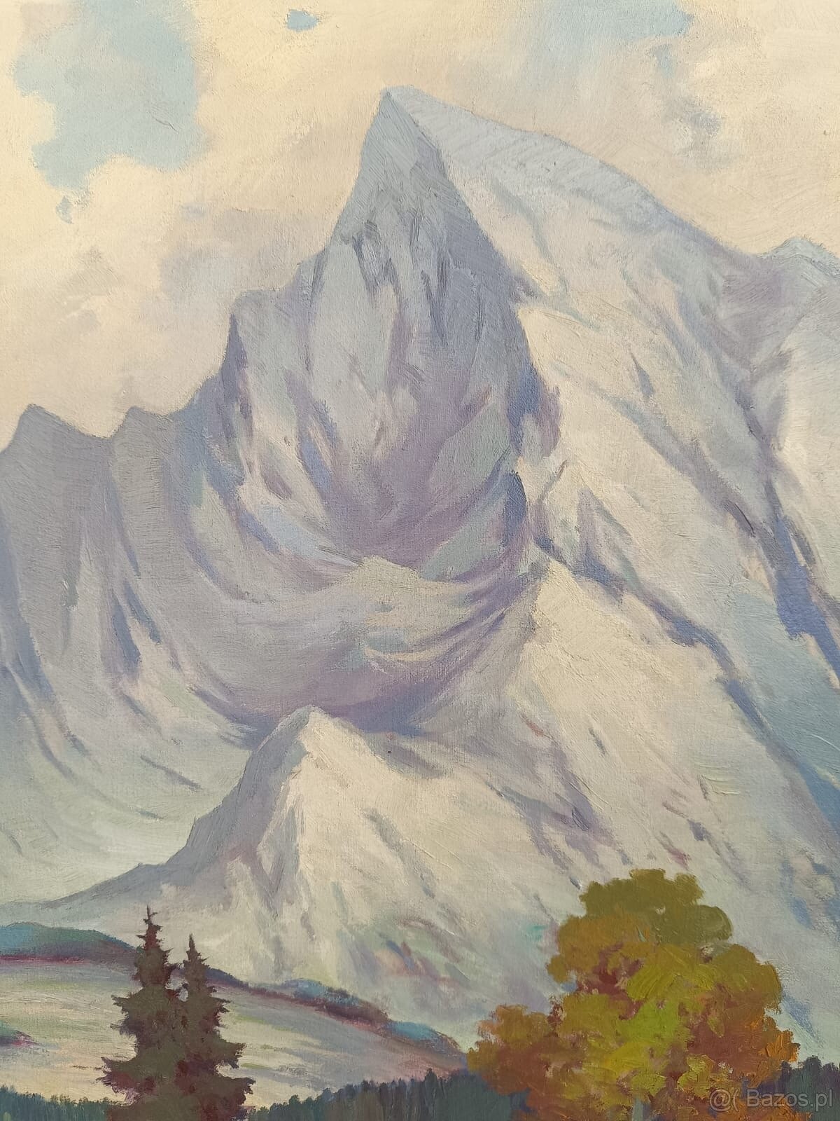 Malarstwo J. Novák, Tatry Wysokie - Krywań, olej na płótnie - 6