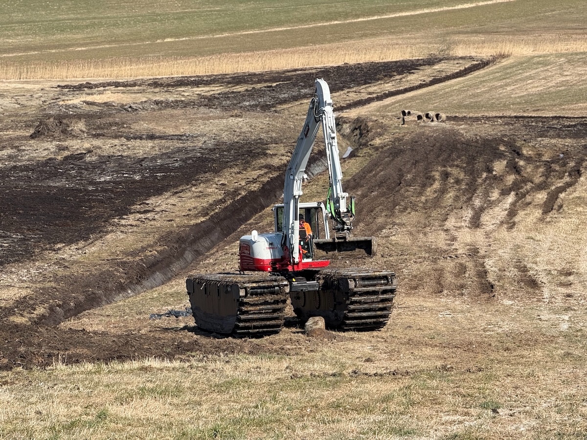 Podwozie pontonowe EIK AM 80 do koparki 7 - 8 ton AMFIBIA KO - 6