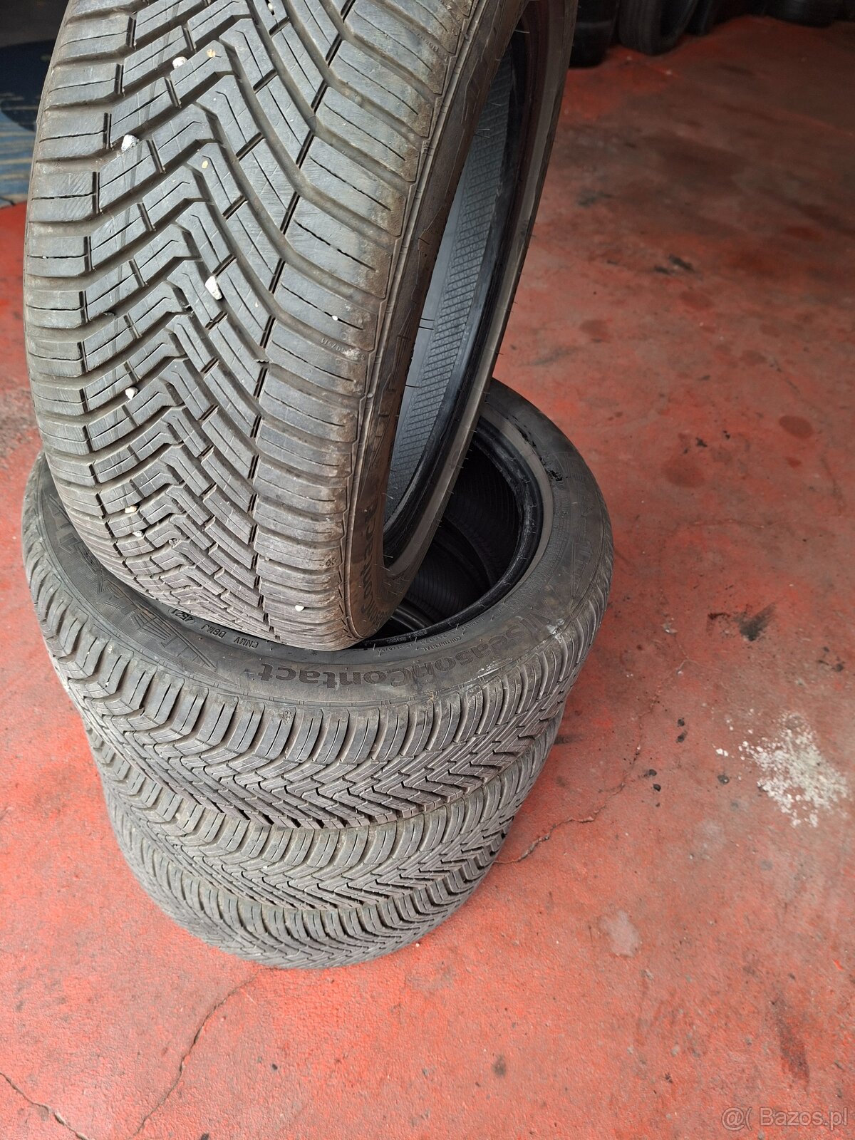 Opony 195/50/15 r XL CONTINETAL ALLSEASONCONTI bieżnik ok 7 - 6
