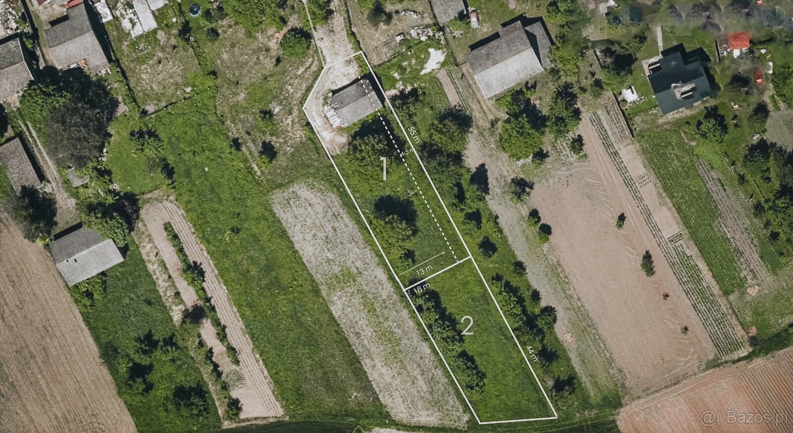 Na sprzedaż 2 działki budowlane po 7 arów Kocmyrzów - 6