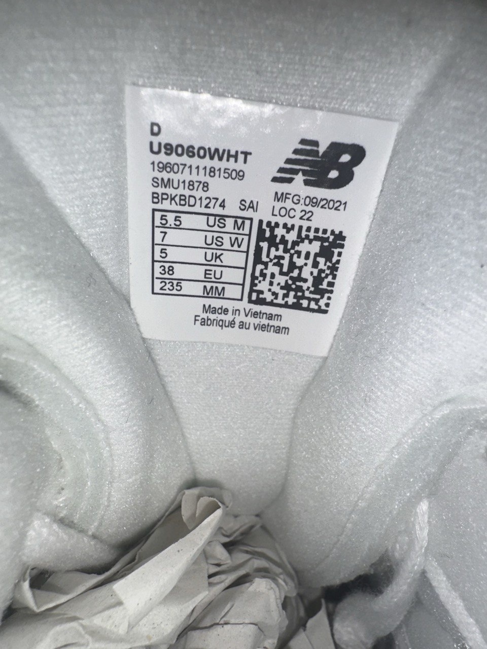 New Balance 9060 - U9060WHT - 6