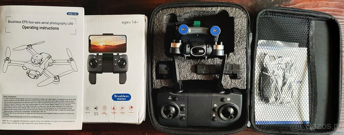 ⭐ Polecam DRON GPS EPS UAV S 136 4K Full HD Idealnie Nowy - 6
