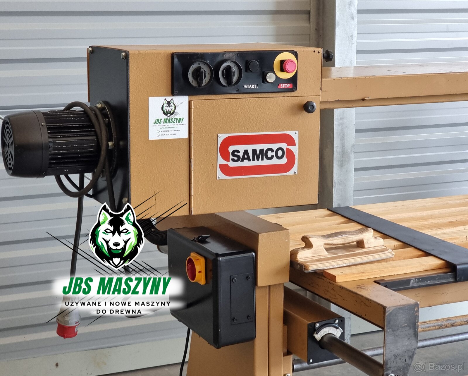 Szlifierka długotaśmowa SAMCO elek. regulacja stołu - 6