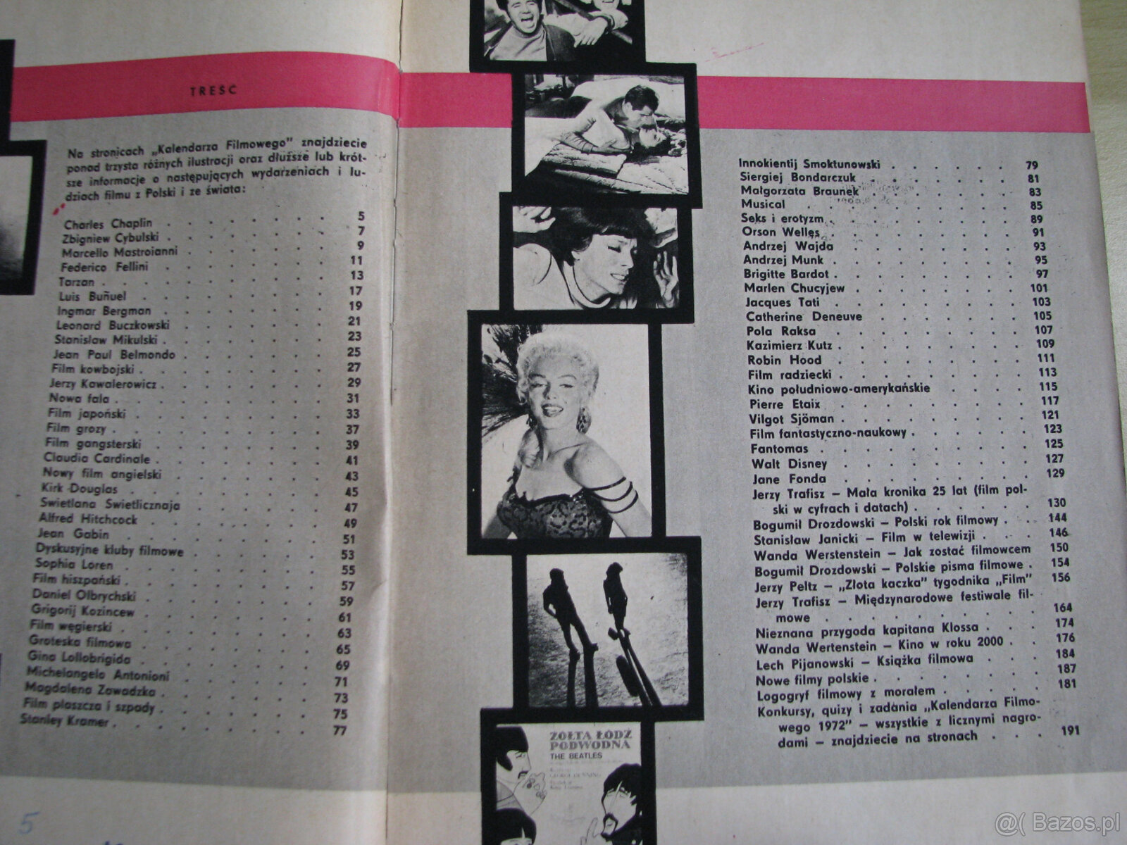 Kalendarz filmowy 1972 – kino, film - 6