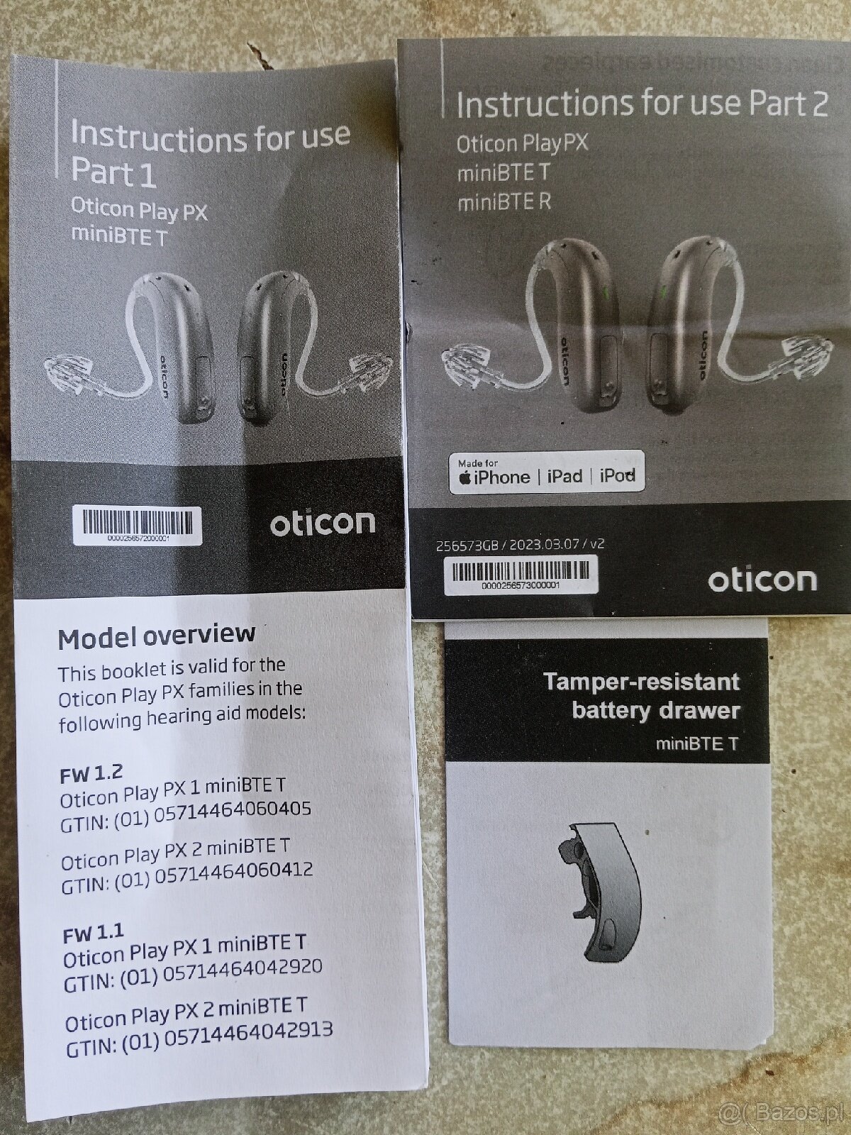 Aparat sluchowy Oticon PX2 MINIBTE - 6