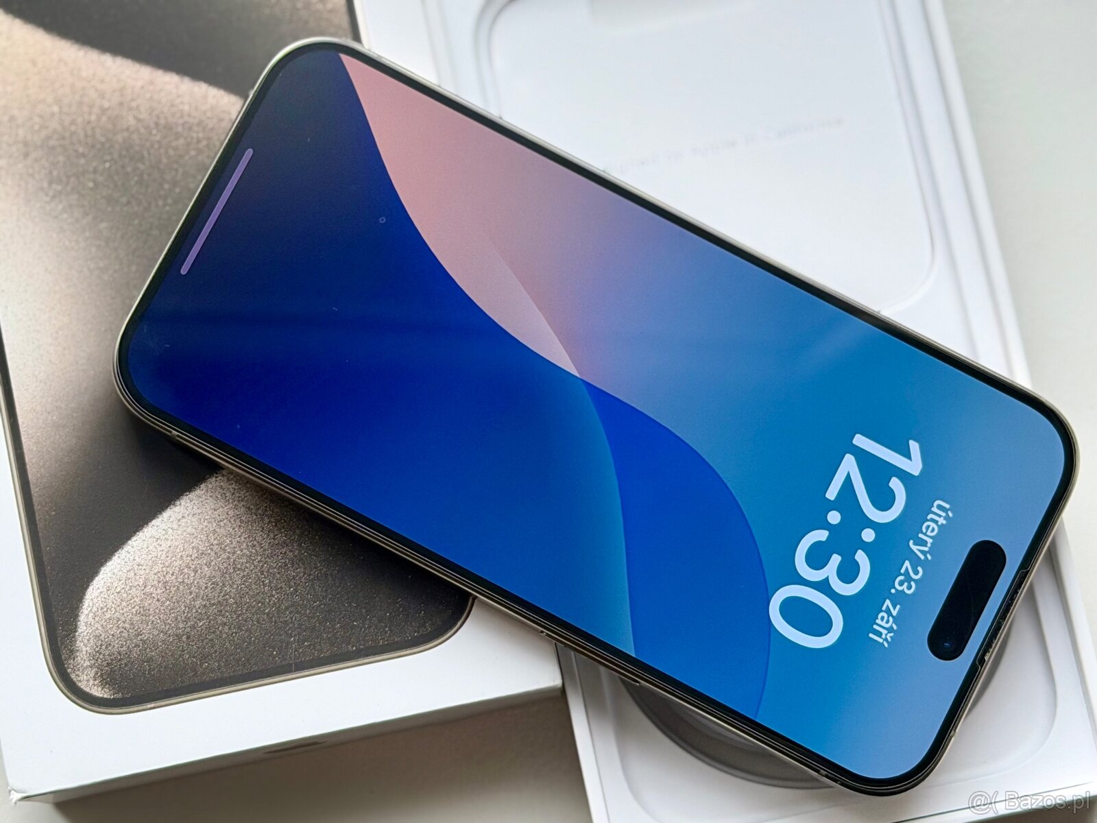 iPhone 15 Pro Natural Titanium BATERIA 100% TOP - 6