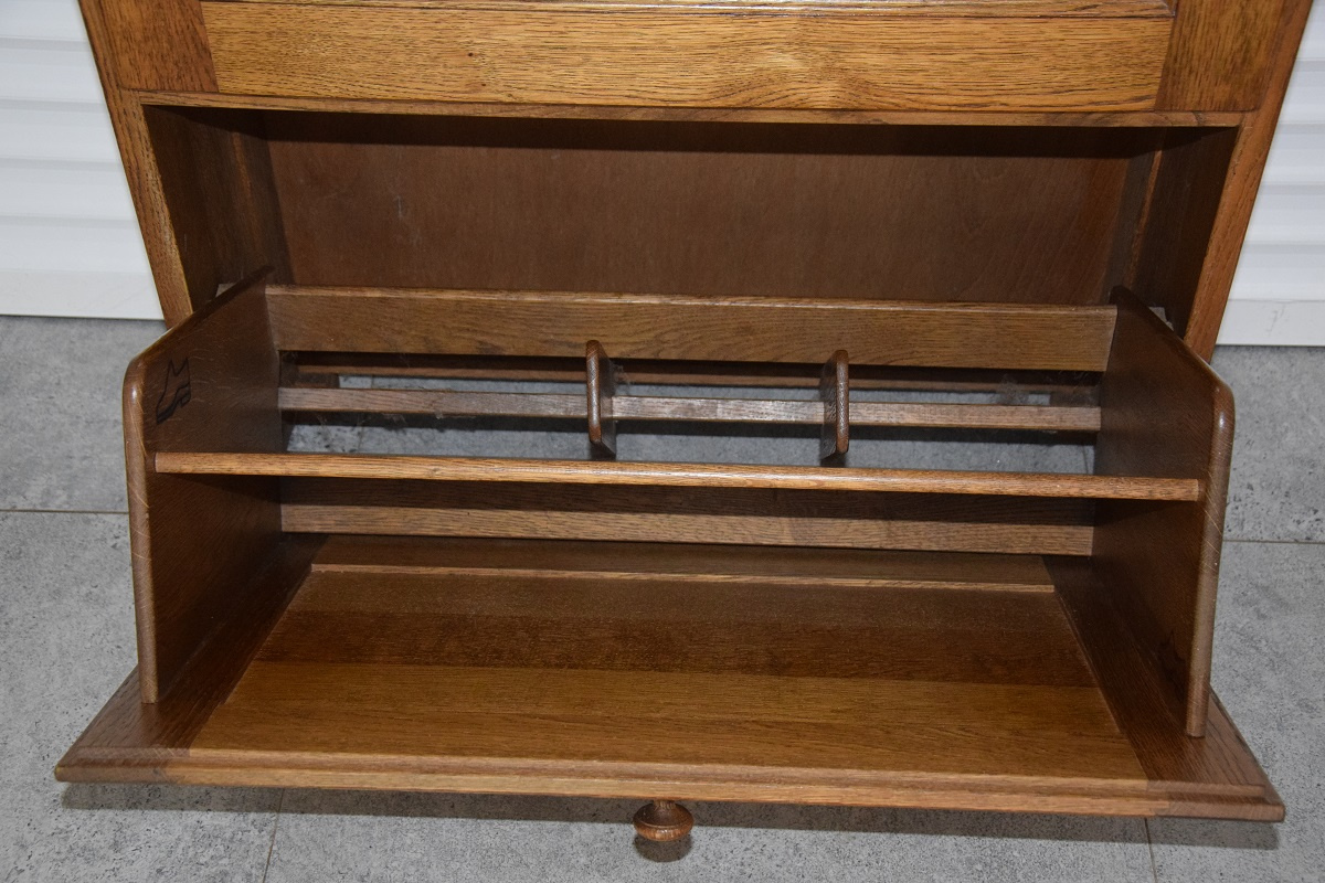 szafka na buty z drewna dębowego - jak nowa - 6