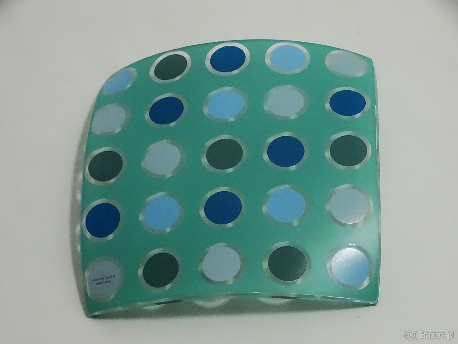 Szklana misa dekoracyjna Rosenthal Form 61111, Dekor 331161, - 6