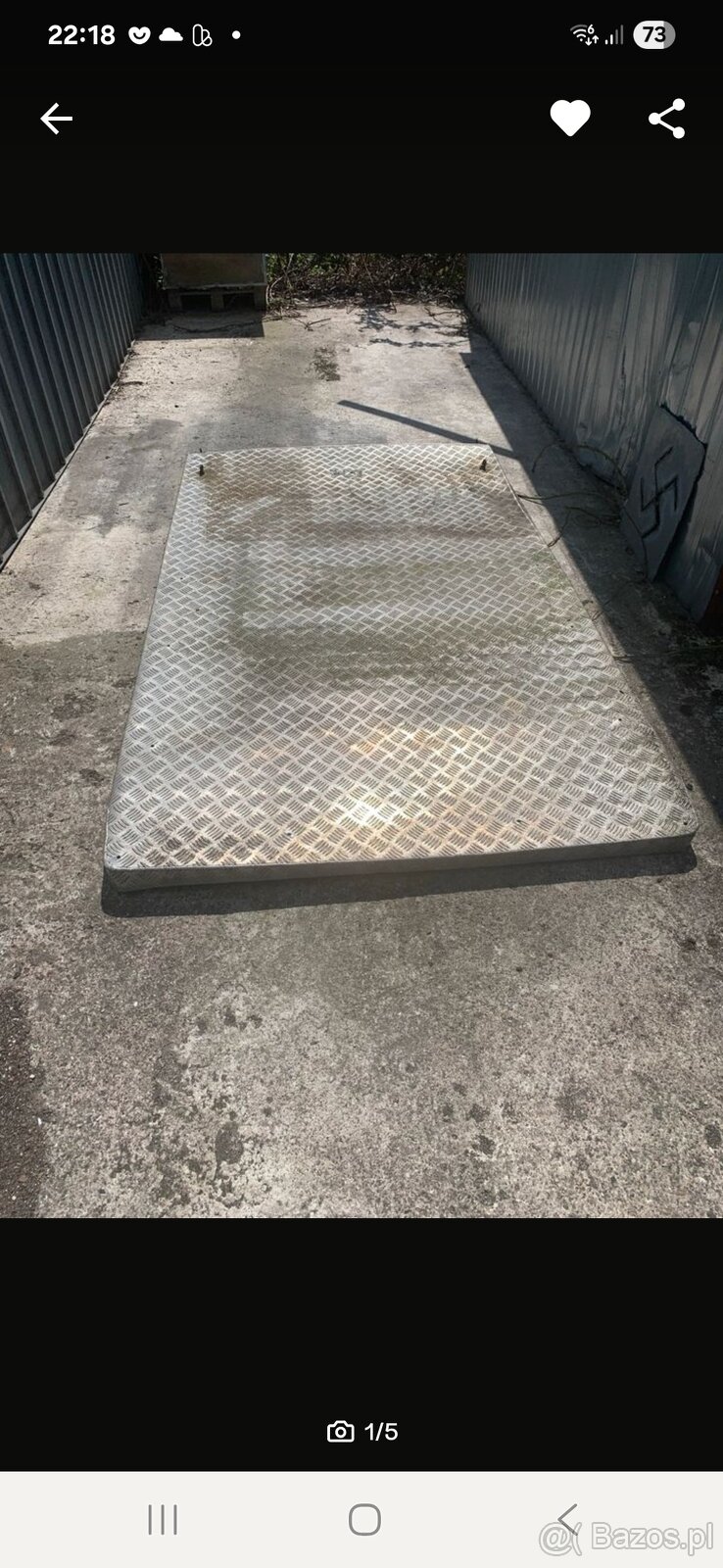 sprzedam plyte aluminiową ryflowaną - 6