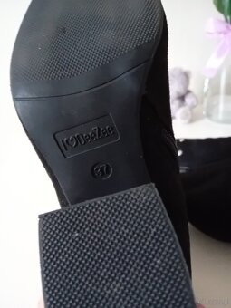 Czarne botki Deezze - 6
