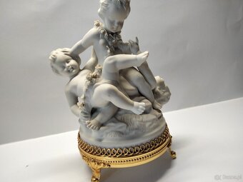 Figura stara sygnowana porcelana Unterweissbach Turyngia - 6