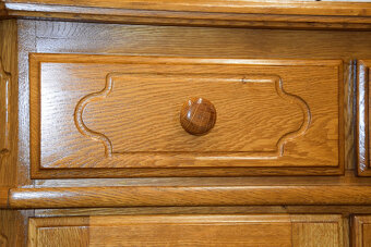 komoda dębowa - jak nowa - 6