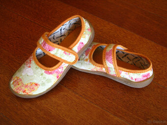 Kolorowe balerinki - kapcie Haflinger dla dziewczynki r. 34 - 6