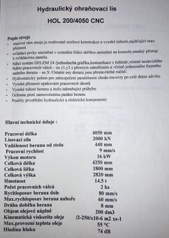 Prasa krawędziowa HOL 200/4050 - 6
