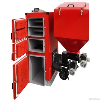 Kotły Kocioł C.O. PELLETOWY Piec 30kW Pellet - 6