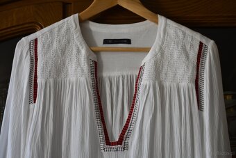 Biała bluzka boho - 6