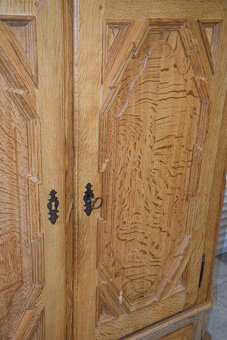 bieliźniarka z drewna dębowego - jak nowa - 6