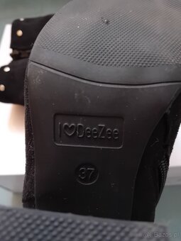 Czarne botki Deezze - 6