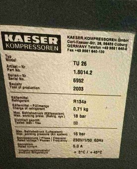 Sprężarka, Kompresor śrubowy Kaeser Airtower 26 - 6