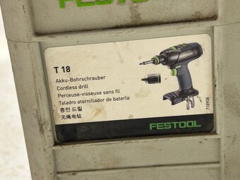 Wiertarko-wkrętarka T 18+3, zestaw z akumulatorem FESTOOL - 6