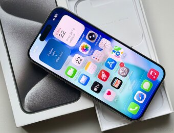 iPhone 15 Pro White Titanium BATERIA 100% TOP - 6