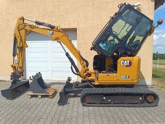 Minikoparka CAT 303.5 CR 07A - rok 2022 - klimatyzacja - 6