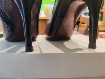 Botki czarne przed kostki, rozm. 38 - 6