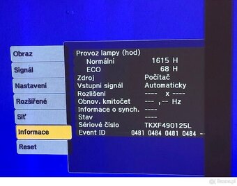 prodám dataprojektor EPSON s dálkovým ovladačem - 6