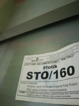 Stół i 4 krzesła do jadalni Black Red White zestaw „RETRO” z - 6