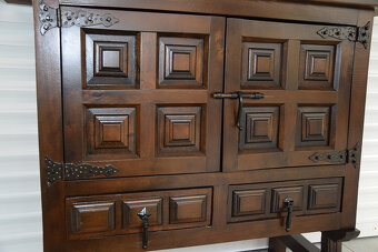 komoda dębowa - jak nowa - 6