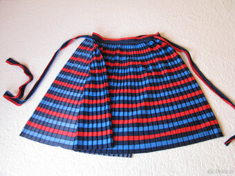 Spódnica plisowana wiązana jak fartuszek uniwersalny rozmiar - 6