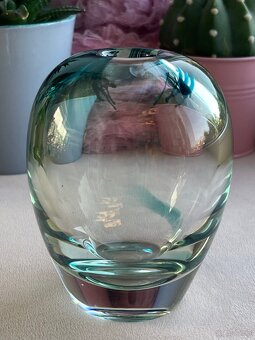 Szklany wazon szkło artystyczne kolekcjonerskie - 6