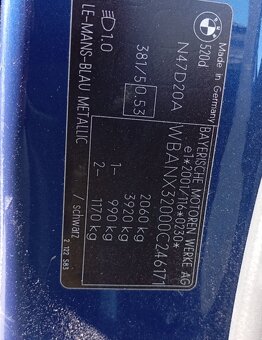 BMW E60 M-Pakiet 2.0d 177km Lift LE-MANS-BLAU METALIC - 6