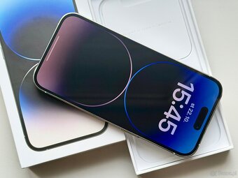 iPhone 14 Pro Silver BATERIE 100% TOP - 6