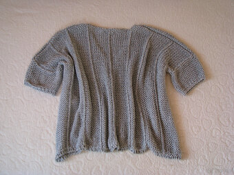 Luźny sweterek sweter narzutka oversize nietoperz r. S, M, L - 6