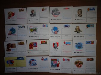 Czyste  kartki  pocztowe  ZSRR--131 sztuk sztuk - 6