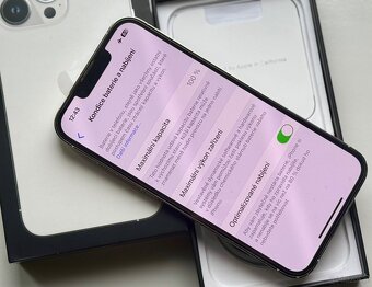 iPhone 13 Pro Max Silver BATERIA 100% TOP - 6