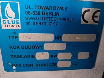 Okleiniarka do profili okiennych Glue Technika - 6