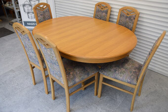 stół rozkładany i 6 krzeseł - komplet jak nowy - 6