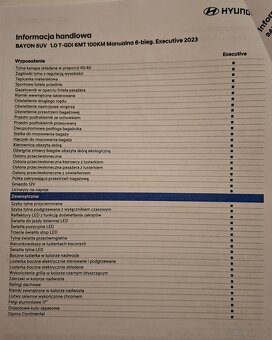 Sprzedam Hundaj Bayon Executive - 6