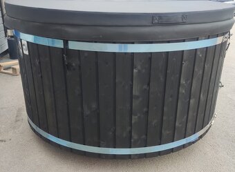 Balie ogrodowe z piecem na drewno, jacuzzi ogrodowe - 6