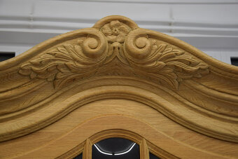 kredens z drewna dębowego - super stan - 6