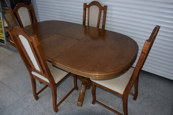 stół rozkładany i 4 krzesła - super stan - 6