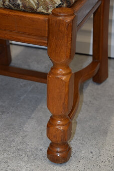 krzesła z drewna dębowego - super stan - 6